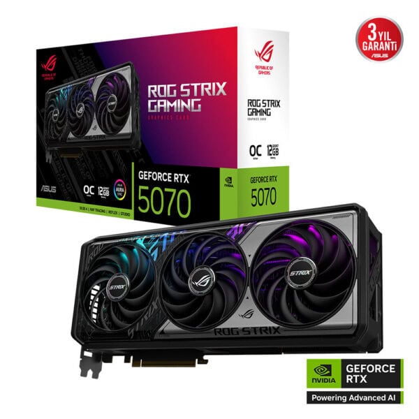 Asus Rog Strix Geforce Rtx 5070 Oc 12gb Gddr7 192 Bit Dlss 4 Ekran Karti 2