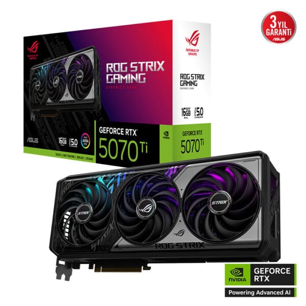 Asus Rog Strix Geforce Rtx 5070 Ti 16gb Gddr7 256 Bit Dlss 4 Ekran Karti 2