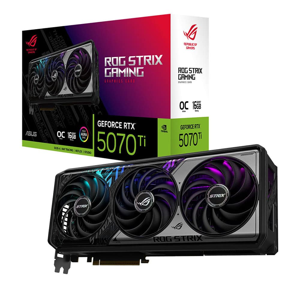Asus Rog Strix Geforce Rtx 5070 Ti Oc 16gb Gddr7 256 Bit Dlss 4 Ekran Karti 1