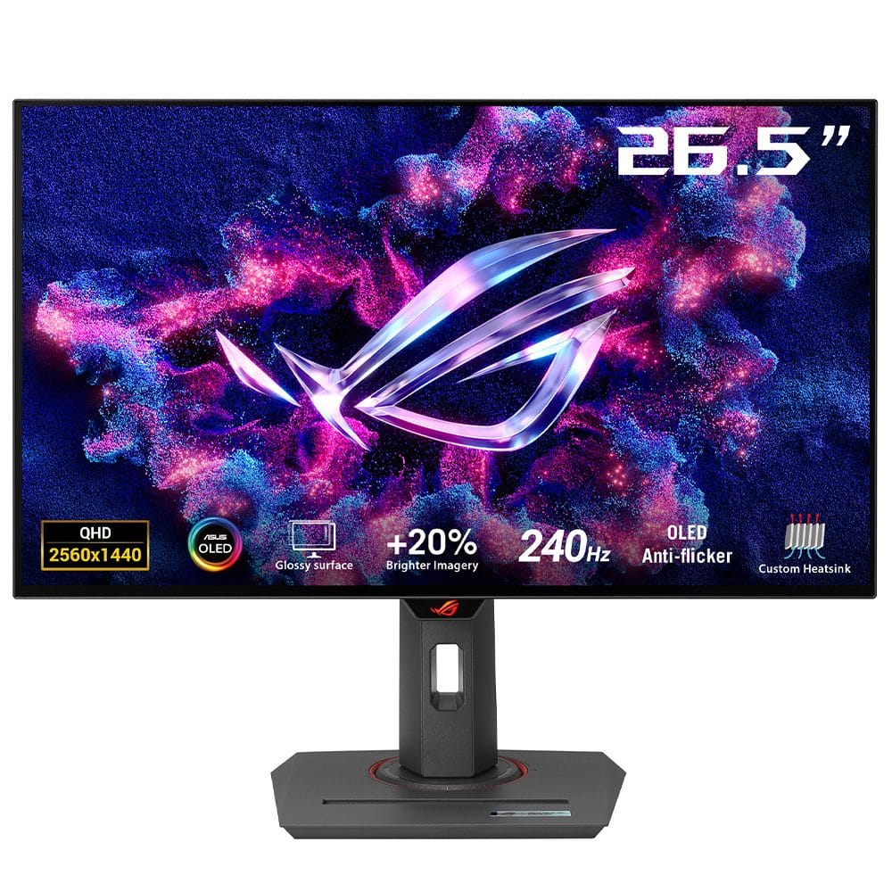 Asus Rog Strix Xg27aqdmg 26 5 Inc 240hz 0 03ms 2k Qhd G Sync Oled Pivot Gaming Monitor F1