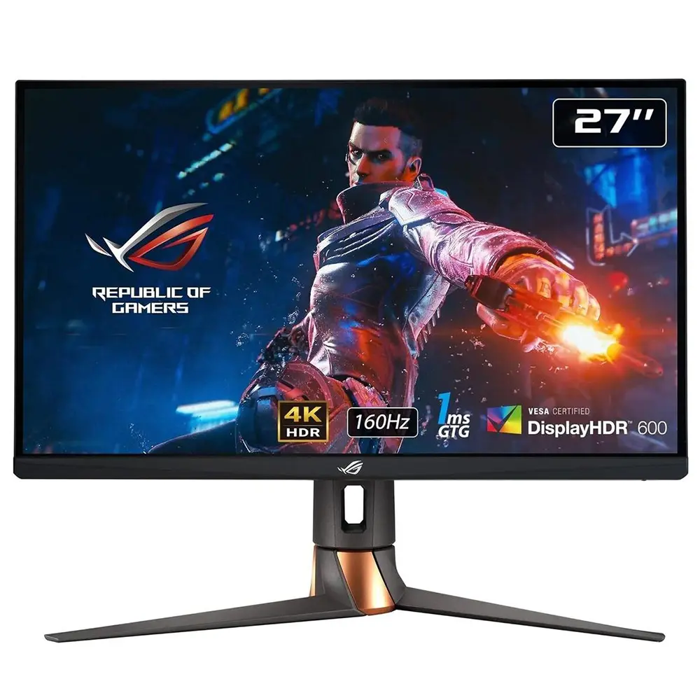 Asus Rog Swift Pg27uqr 27 Inc 160hz 1ms Uhd Freesync Premium Pro Fast Ips Gaming Monitor Yh1