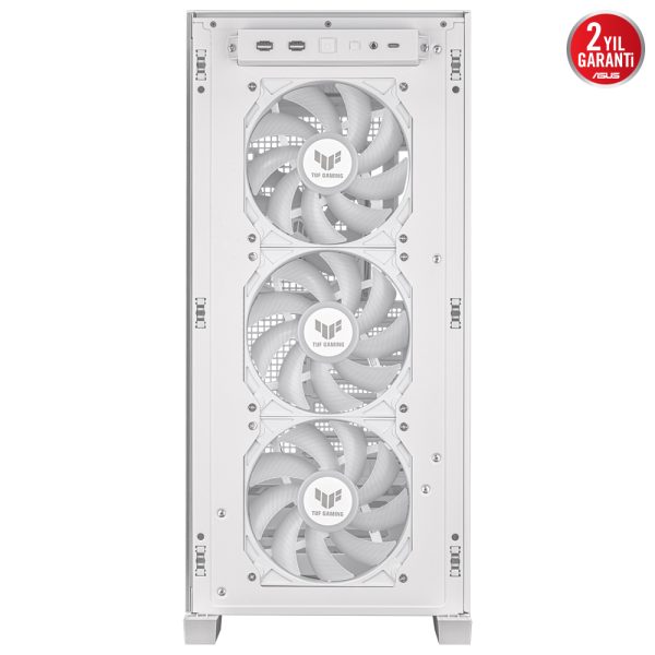 Asus Tuf Gaming Gt302 Tg Argb Temperli Cam Usb 3 2 Beyaz Mid Tower E Atx Gaming Kasa Yy11