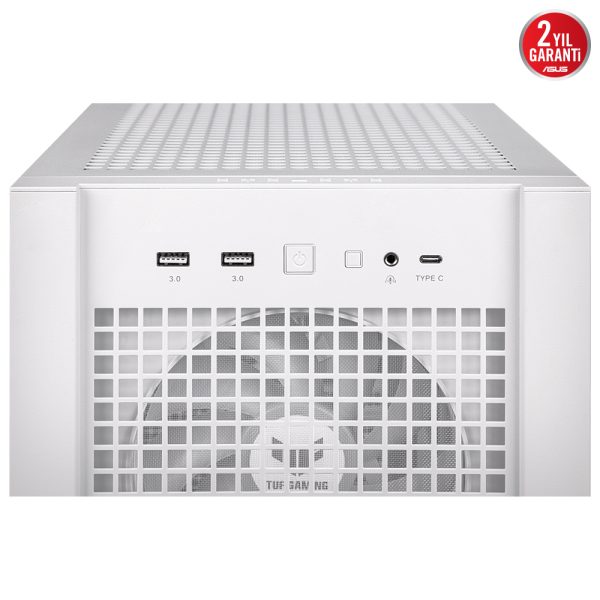 Asus Tuf Gaming Gt302 Tg Argb Temperli Cam Usb 3 2 Beyaz Mid Tower E Atx Gaming Kasa Yy18