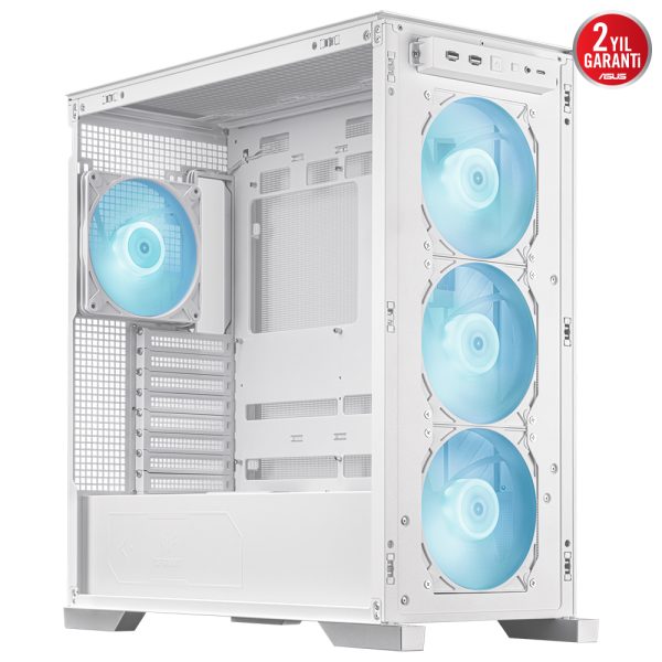 Asus Tuf Gaming Gt302 Tg Argb Temperli Cam Usb 3 2 Beyaz Mid Tower E Atx Gaming Kasa Yy6