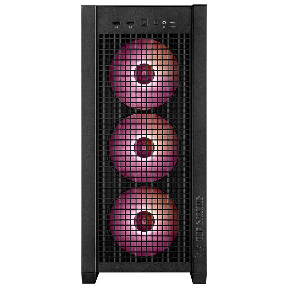 Asus Tuf Gaming Gt302 Tg Argb Temperli Cam Usb 3 2 Siyah Mid Tower E Atx Gaming Kasa Yy1