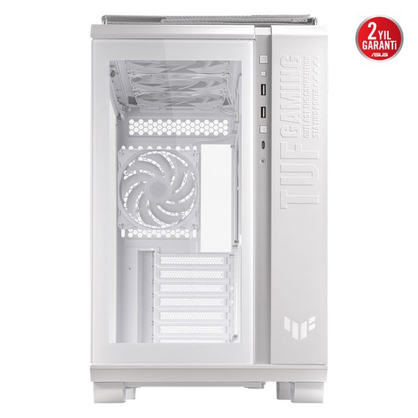 Asus Tuf Gaming Gt502 Plus Panaromik Temperli Cam Usb 3 2 Atx Beyaz Gaming Kasa Y11