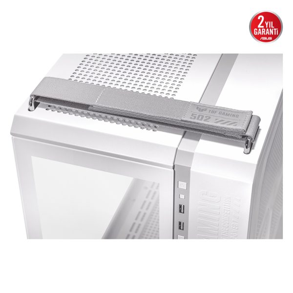 Asus Tuf Gaming Gt502 Plus Panaromik Temperli Cam Usb 3 2 Atx Beyaz Gaming Kasa Y5
