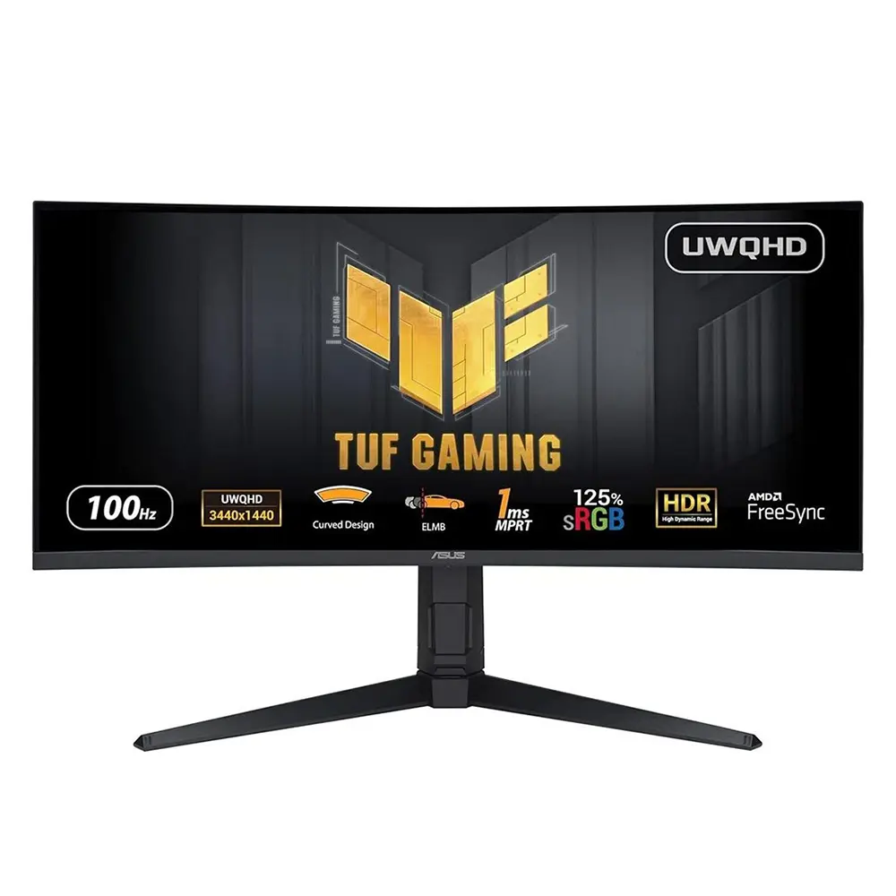 Asus Tuf Gaming Vg34vqel1a 34 Inc 100hz 1ms Uwqhd Freesync Va Kavisli Gaming Monitor 1