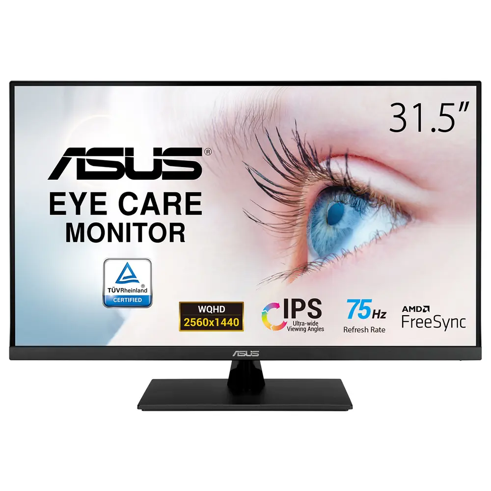 Asus Vp32aq 31 5 Inc 75hz 5ms Wqhd Freesync Ips Monitor 1