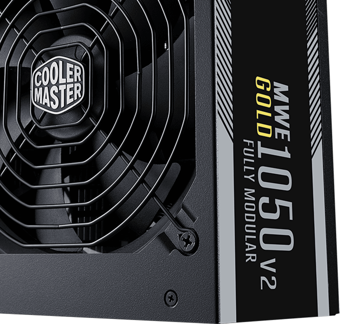 Cooler Master Mwe V2 1050w 80 Gold Full Moduler 140mm Fanli Psu Mpe A501 Afcag 3eu Yh4