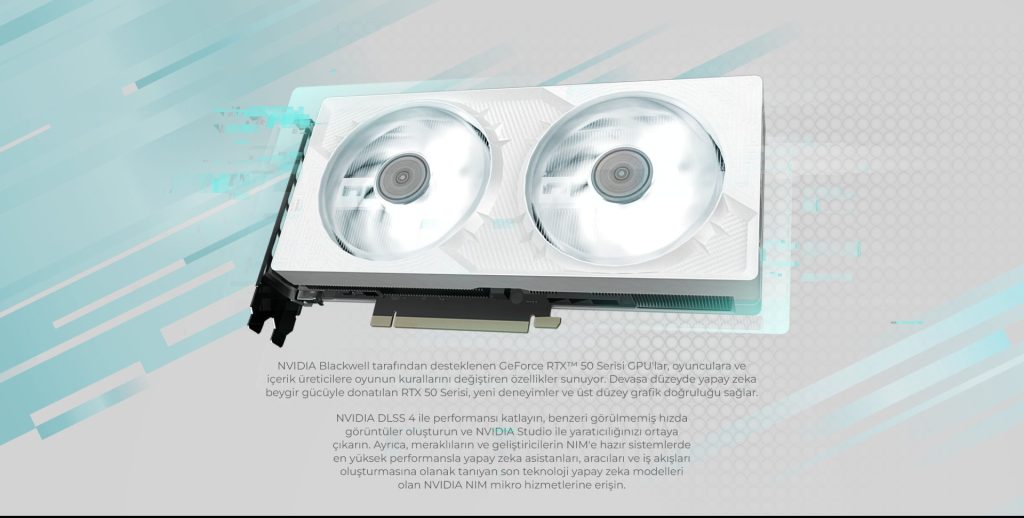 Galax Geforce Rtx 5070 1 Click Oc White 12gb Ekran Kartı H2