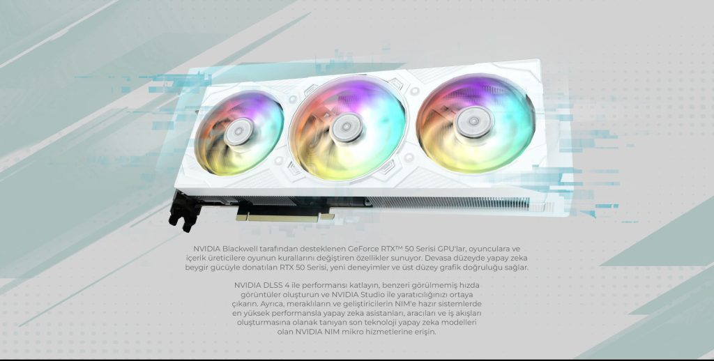 Galax Geforce Rtx 5070 Ti Ex Gamer 1 Click Oc White 16gb Ekran Kartı H2