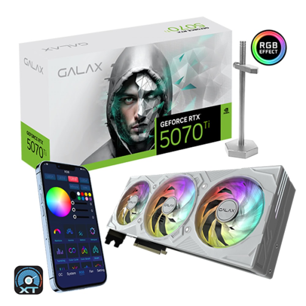 Galax Geforce Rtx 5070 Ti Ex Gamer 1 Click Oc White 16gb Gddr7 256 Bit Ekran Karti 2 Yil Birebir Degisim Garantili 1