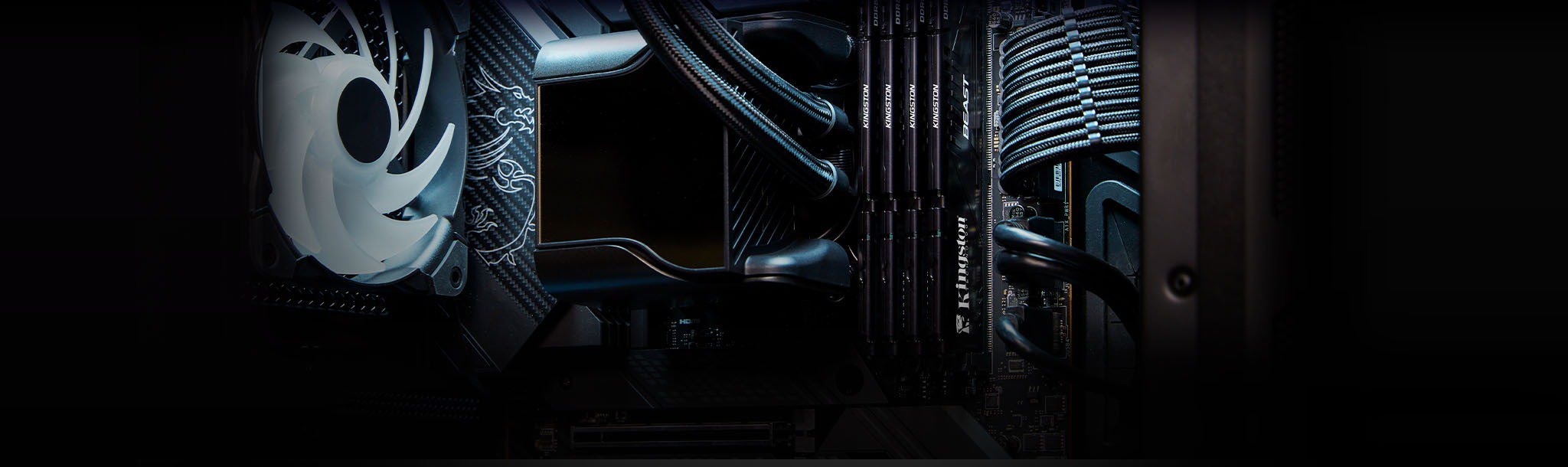 Kingston Beast Black 16gb (2x8gb) 5200mhz Cl36 Ddr5 Ram (kf552c36bbek2 16tr) H11