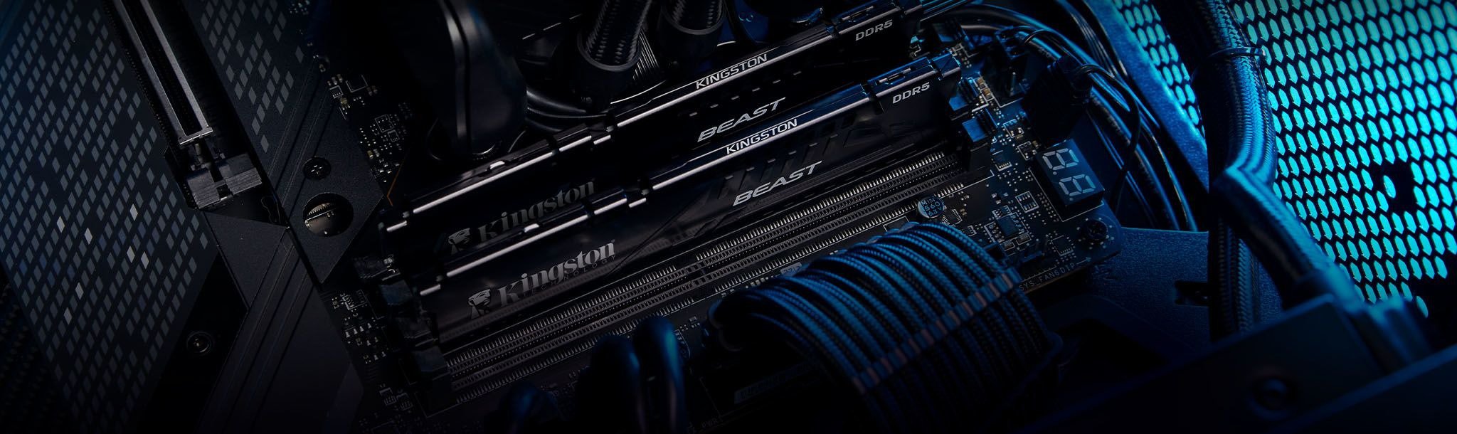 Kingston Beast Black 16gb (2x8gb) 5200mhz Cl36 Ddr5 Ram (kf552c36bbek2 16tr) H7