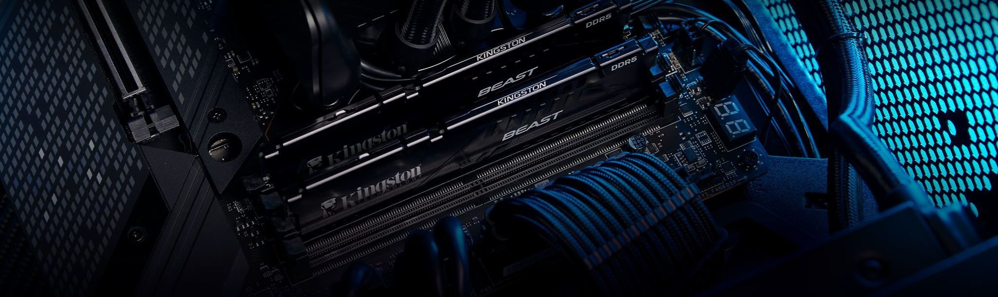 Kingston Beast Black 16gb (2x8gb) 6000mhz Cl36 Ddr5 Ram (kf560c36bbek2 16tr) H7