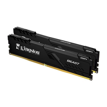 Kingston Beast Black 32GB (2x16GB) Ram (KF436C18BBK2/32TR) h1