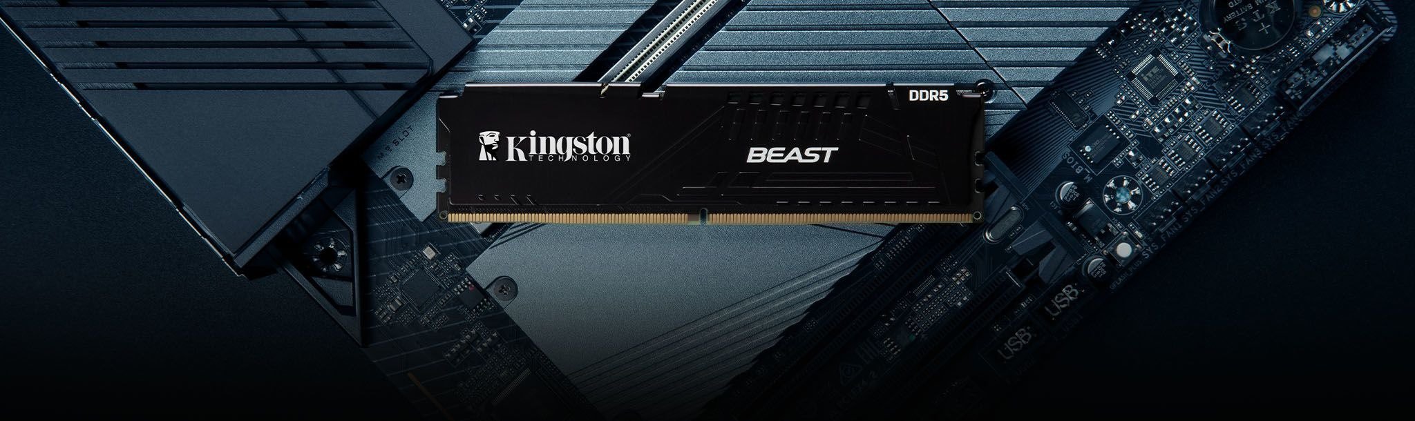 Kingston Beast Black 32gb (2x16gb) 6000mhz Cl36 Ddr5 Ram (kf560c36bbek2 32tr) H10