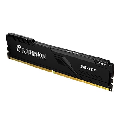 Kingston Beast Black 16GB (2x8GB) 3200MHz CL16 Intel XMP 2.0 DDR4 Ram (KF432C16BBK2/16TR) yh5