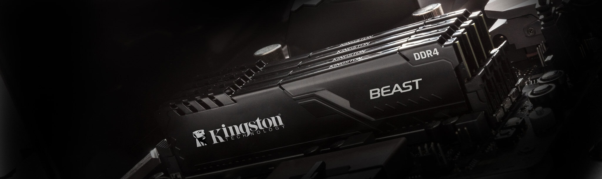 Kingston Beast Black 16GB (2x8GB) 3200MHz CL16 Intel XMP 2.0 DDR4 Ram (KF432C16BBK2/16TR) yh9