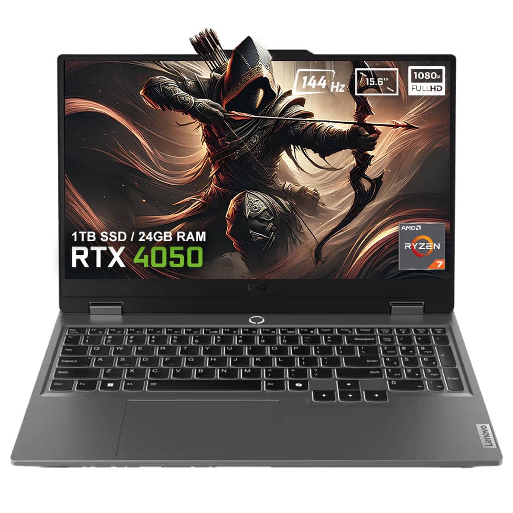 Lenovo Loq 15arp9 83jc006atrv2 Amd Ryzen 7 7435hs 24gb Ddr5 1tb Ssd Rtx4050 6gb 15 6 Inc 144hz Full Hd Freedos Gaming Laptop Yh1