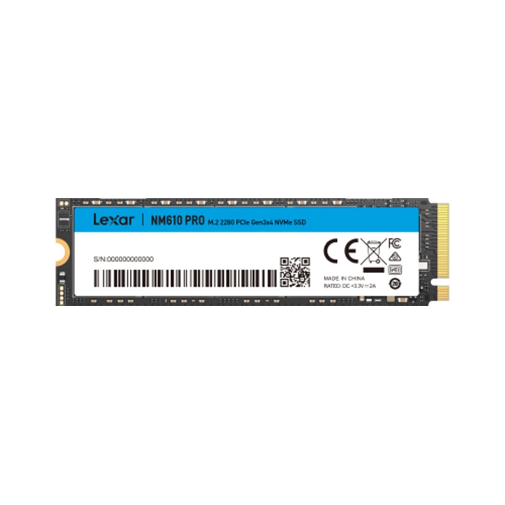 Lexar Lnm610 Pro 1tb Nvme Pcie Gen3 X4 Okuma 3300mb Yazma 2600mb M 2 Ssd Lnm610p001t Rnnng 1