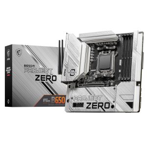 Msi B650m Project Zero 7600mhz Oc Ddr5 Soket Am5 M 2 Hdmi Dp Matx Anakart 1
