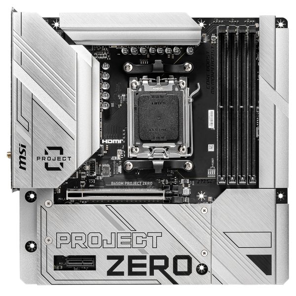 Msi B650m Project Zero 7600mhz Oc Ddr5 Soket Am5 M 2 Hdmi Dp Matx Anakart 2