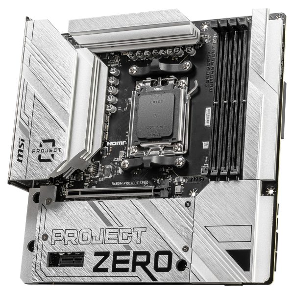 Msi B650m Project Zero 7600mhz Oc Ddr5 Soket Am5 M 2 Hdmi Dp Matx Anakart 3