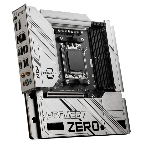 Msi B650m Project Zero 7600mhz Oc Ddr5 Soket Am5 M 2 Hdmi Dp Matx Anakart 4