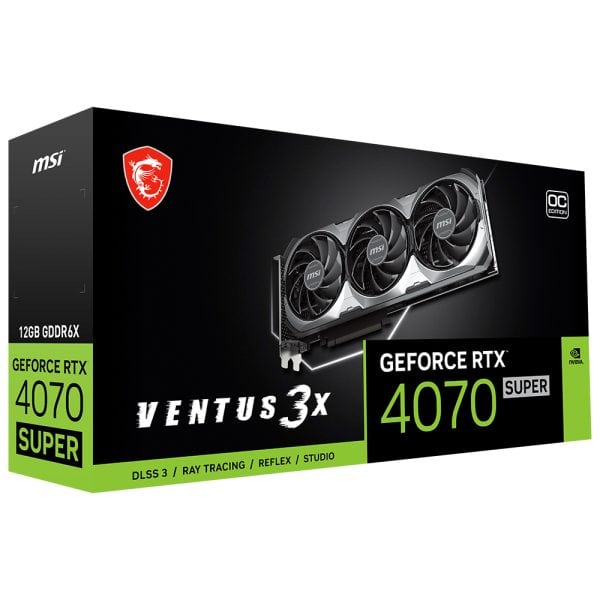 Msi Geforce Rtx 4070 Super 12g Ventus 3x Oc 12gb Gddr6x 192 Bit Dlss 3 Ekran Karti 10