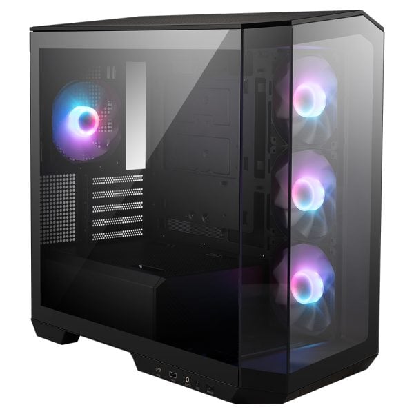Msi Mag Pano M100r Pz Argb Panoramik Temperli Cam Usb 3 2 Matx Siyah Gaming Kasa 2