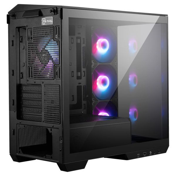 Msi Mag Pano M100r Pz Argb Panoramik Temperli Cam Usb 3 2 Matx Siyah Gaming Kasa 7