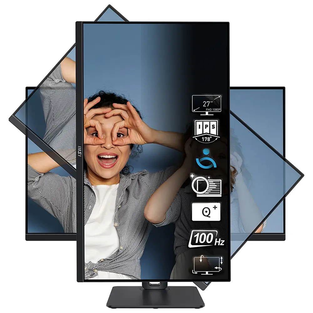 Msi Pro Mp275p 27 Inc 100hz 1ms Full Hd Adaptive Sync Flat Ips Monitor 1