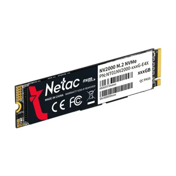 Netac Nv2000 256gb Nvme Pcie Gen3 X4 Okuma 2500mb Yazma 1000mb M 2 Ssd Nt01nv2000 256 E4x 3