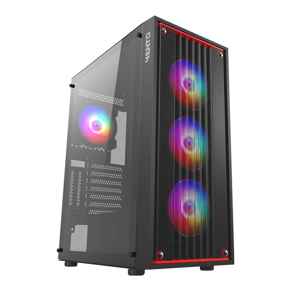 Vento Vg22a Rgb Temperli Cam Usb 3 0 Mesh Siyah Atx Hyper Pro H3 650 80 Bronze Gaming Kasa 1