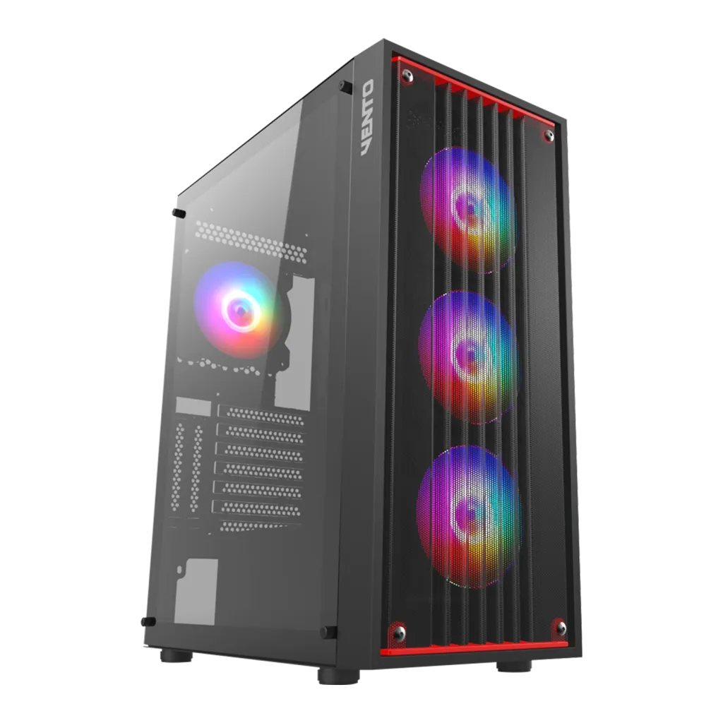 Vento Vg22a Rgb Temperli Cam Usb 3 0 Mesh Siyah Atx Hyper Pro H3 650 80 Bronze Gaming Kasa Yh1