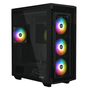 Xpg Battlecruiser Ii Argb Black Temperli Cam Usb 3 2 E Atx Siyah Gaming Kasa Battlecruiseriist Bkcww 1