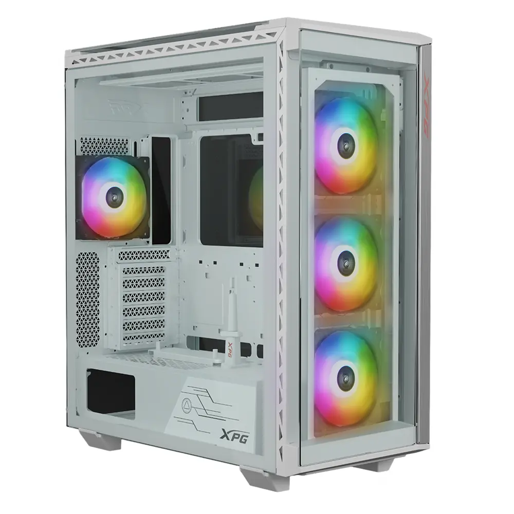 Xpg Battlecruiser Ii Argb White Temperli Cam Usb 3 2 E Atx Full Tower Gaming Kasa Battlecruiseriist Whcww 1