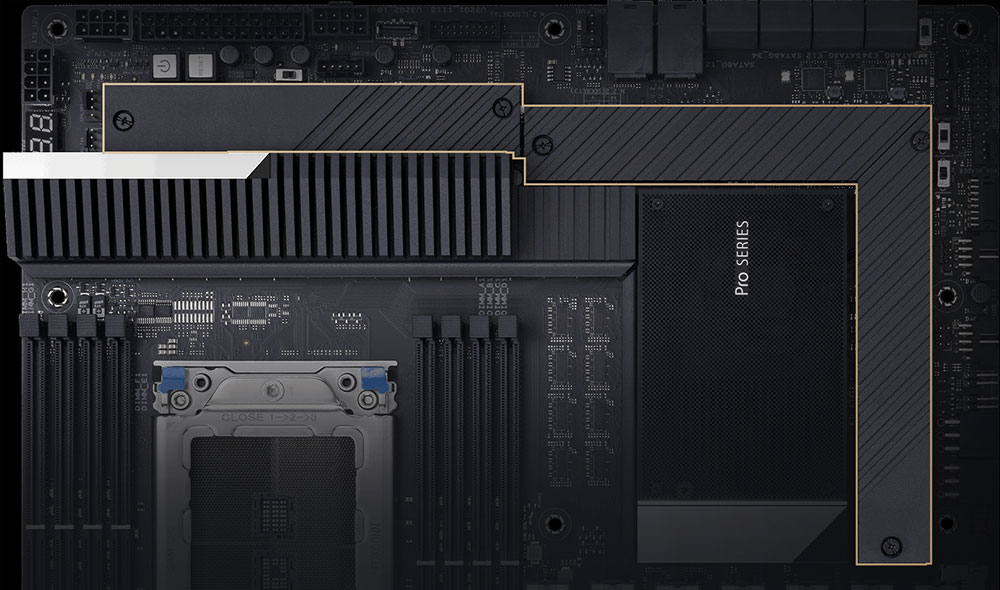 Pro WS WRX80E-SAGE SE WIFI II ASUS Pro WS WRX80E-SAGE SE WIFI II Anakart h17
