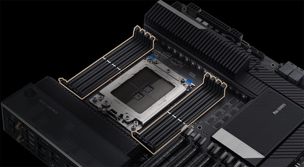 Pro WS WRX80E-SAGE SE WIFI II ASUS Pro WS WRX80E-SAGE SE WIFI II Anakart h10