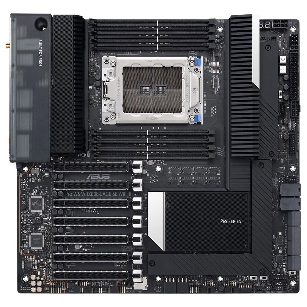 Asus Pro Ws Wrx80e Sage Se Wifi Ii Ddr4 Soket Swrx8 M 2 Ebb Anakart 1