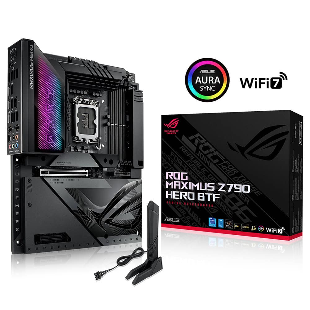 Asus Rog Maximus Z790 Hero Btf 8000mhzoc Ddr5 Soket Lga1700 M 2 Hdmi Atx Anakart 1