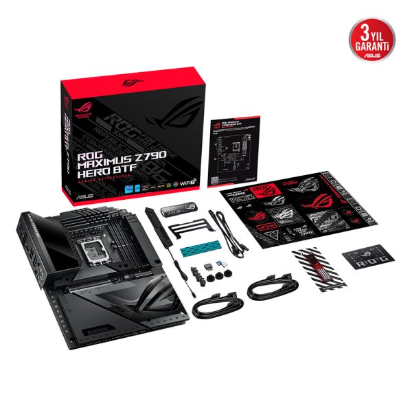 Asus Rog Maximus Z790 Hero Btf 8000mhzoc Ddr5 Soket Lga1700 M 2 Hdmi Atx Anakart 16