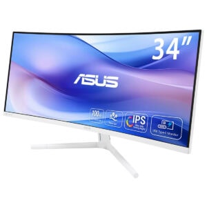 Asus Vu34wcip W 34 Inc 100hz 1ms Wqhd Adaptive Sync Va Kavisli Beyaz Monitor 1