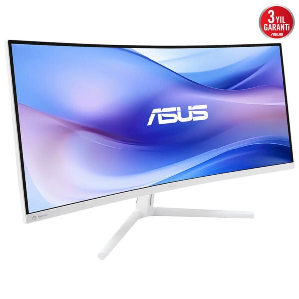 Asus Vu34wcip W 34 Inc 100hz 1ms Wqhd Adaptive Sync Va Kavisli Beyaz Monitor 6