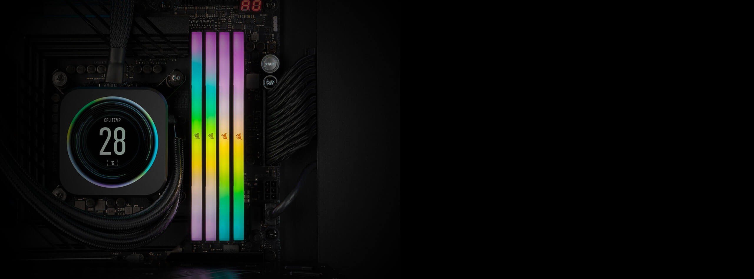 Corsair Vengeance 64gb (2x32gb) 6600mhz Cl32 Ddr5 Siyah Ram (cmh64gx5m2b6600c32) H4