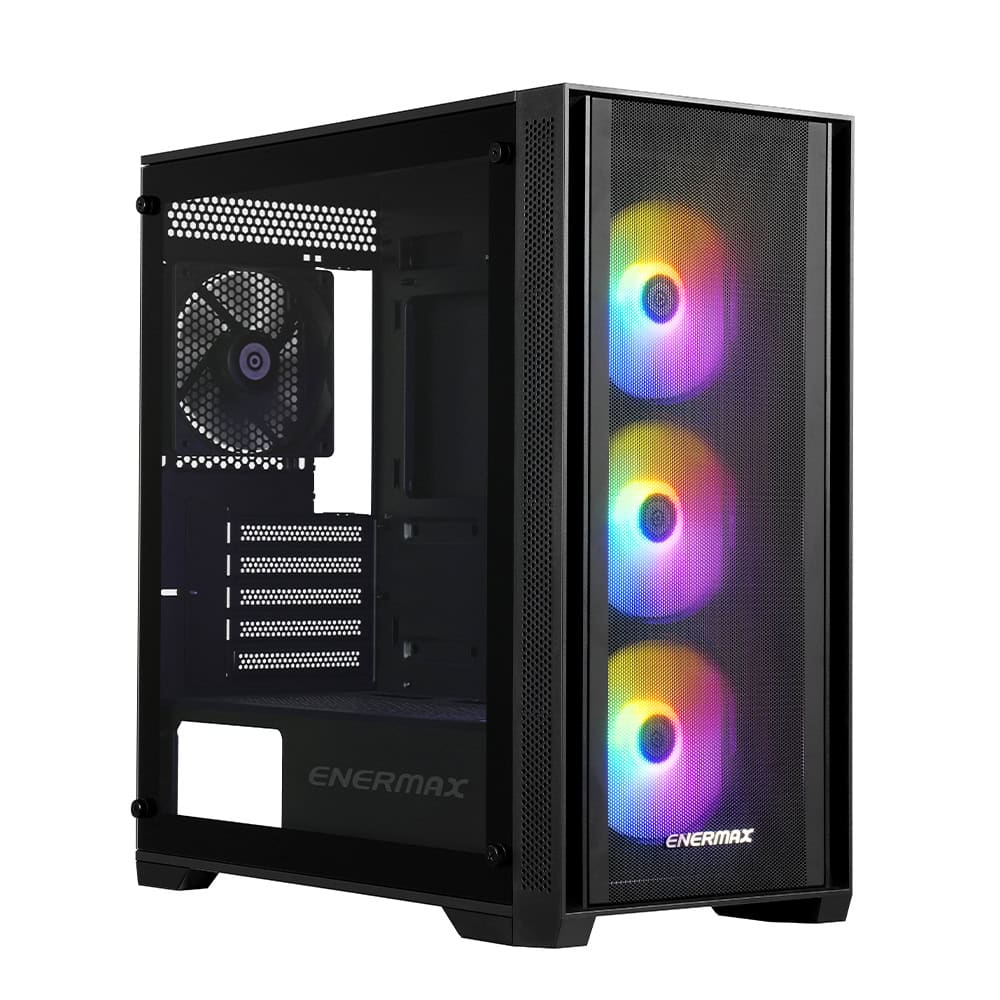 Enermax Starryfort Sf21 Argb Temperli Cam Mesh Usb 3 2 Matx Siyah Cyberbron Ii 600w 80 Bronze Gaming Kasa Yyh1