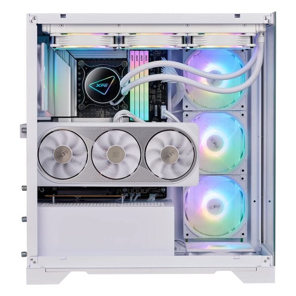 Xpg Invader X Rgb Temperli Cam Usb 3 2 Atx Beyaz Mid Tower Gaming Kasa 2