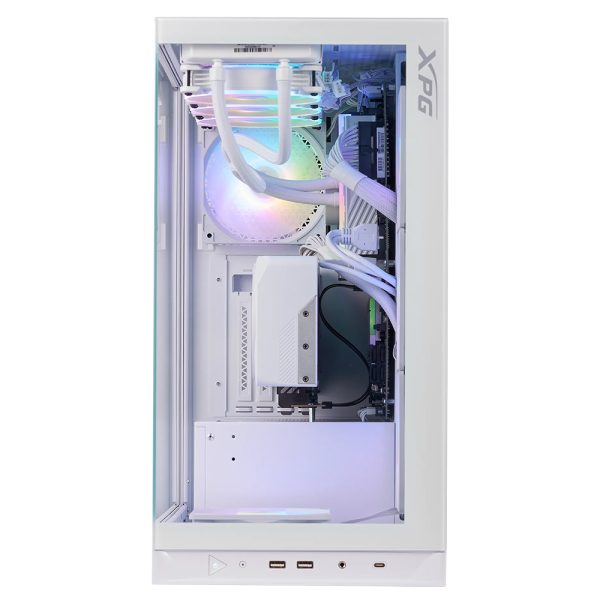 Xpg Invader X Rgb Temperli Cam Usb 3 2 Atx Beyaz Mid Tower Gaming Kasa 4